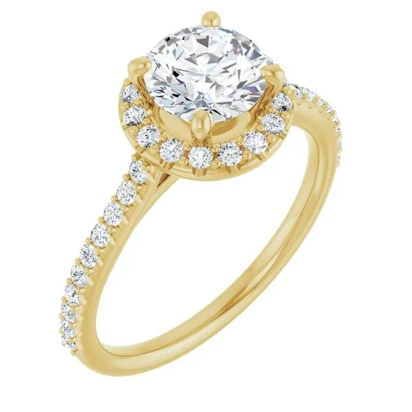 Halo-Style Engagement Ring