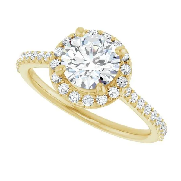 Halo-Style Engagement Ring