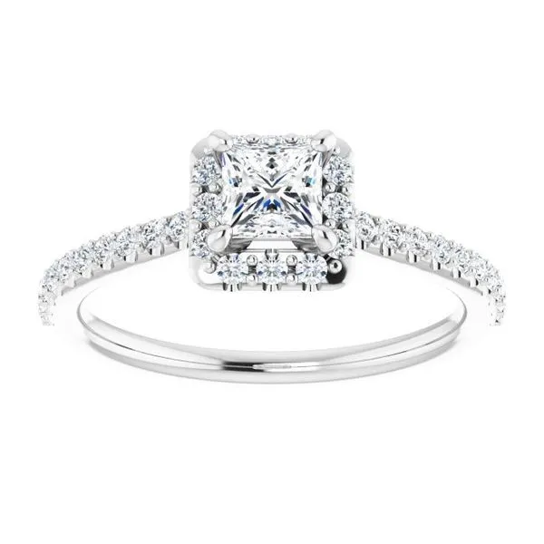 Halo-Style Engagement Ring