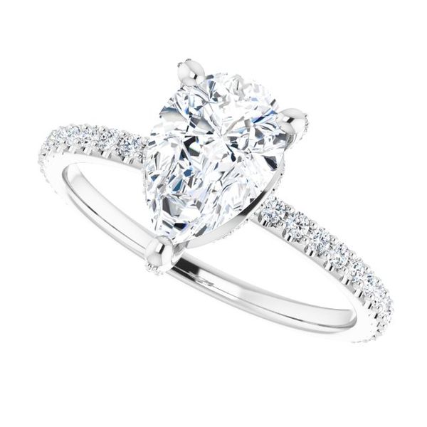Accented Engagement Ring Image 5 The Hills Jewelry LLC Worthington, OH