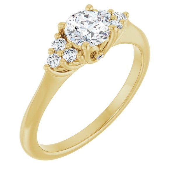 Accented Engagement Ring The Hills Jewelry LLC Worthington, OH