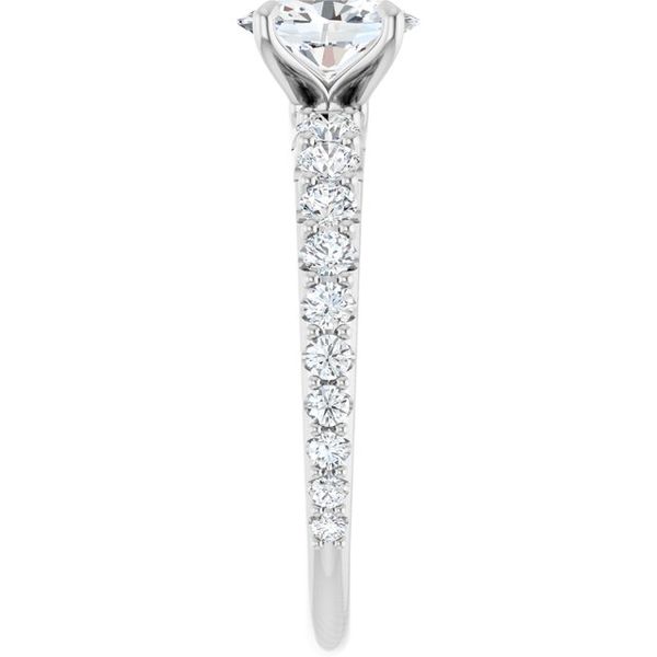 Accented Engagement Ring Image 4 The Hills Jewelry LLC Worthington, OH