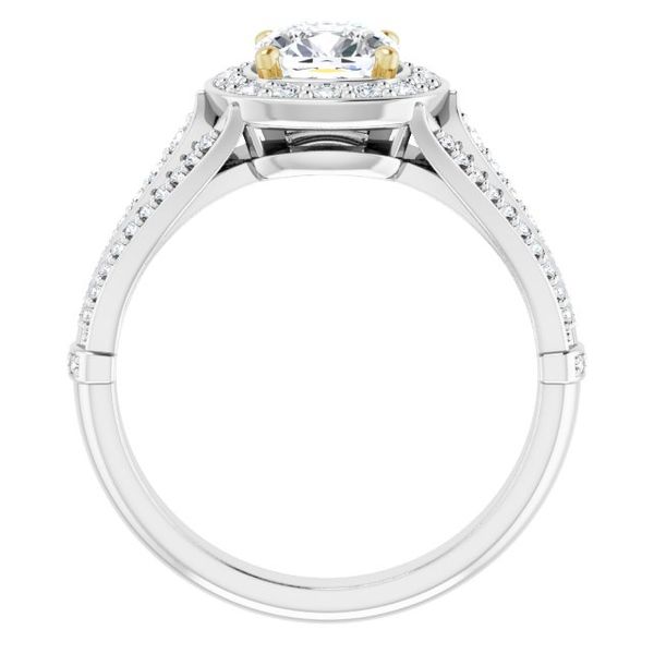 Halo-Style Engagement Ring Image 2 The Hills Jewelry LLC Worthington, OH
