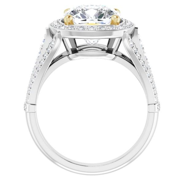 Halo-Style Engagement Ring Image 2 The Hills Jewelry LLC Worthington, OH
