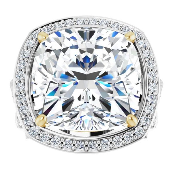 Halo-Style Engagement Ring Image 3 Blue Water Jewelers Saint Augustine, FL