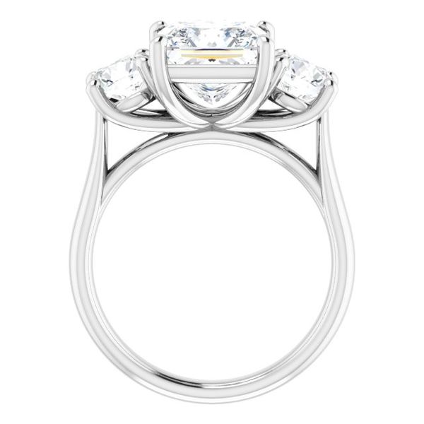 Three-Stone Engagement Ring Image 2 Blue Water Jewelers Saint Augustine, FL
