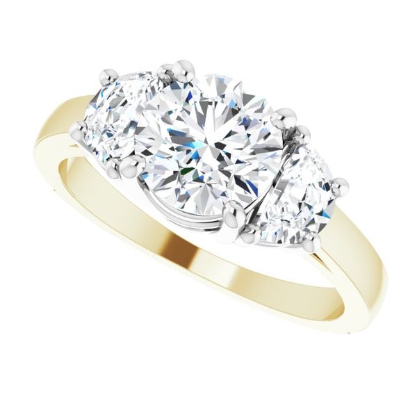 Three-Stone Engagement Ring Image 5 James Douglas Jewelers LLC Monroeville, PA