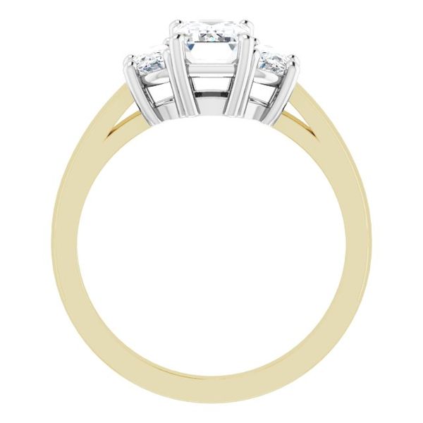 Three-Stone Engagement Ring Image 2 James Douglas Jewelers LLC Monroeville, PA