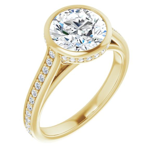 Bezel-Set Engagement Ring Oak Valley Jewelers Oakdale, CA