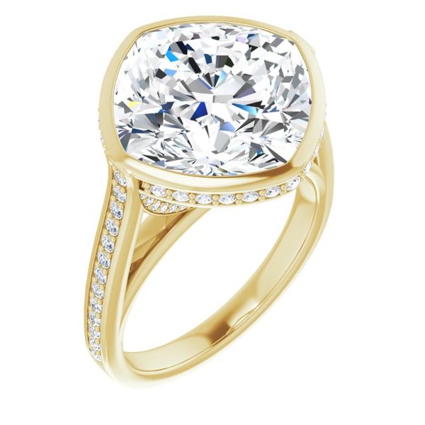 Bezel-Set Engagement Ring Oak Valley Jewelers Oakdale, CA