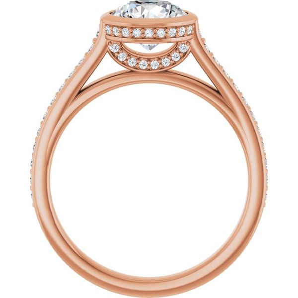 Bezel-Set Engagement Ring Image 2 Z's Fine Jewelry Peoria, AZ