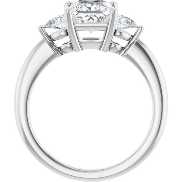 Three-Stone Engagement Ring Image 2 Oak Valley Jewelers Oakdale, CA