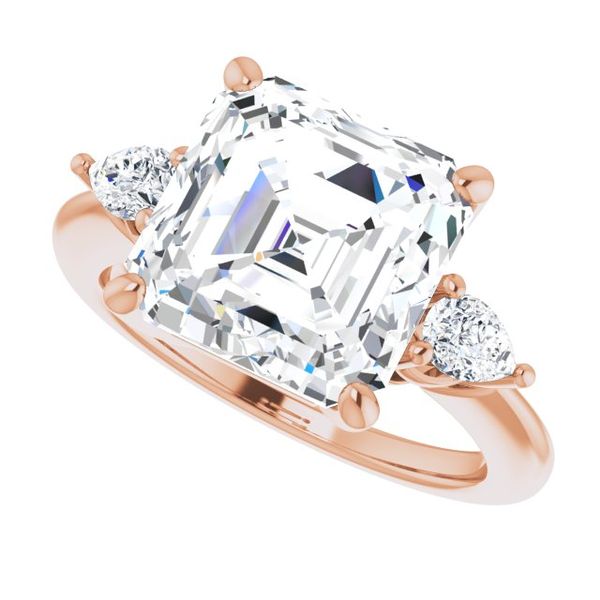 Three-Stone Engagement Ring Image 5 Oak Valley Jewelers Oakdale, CA