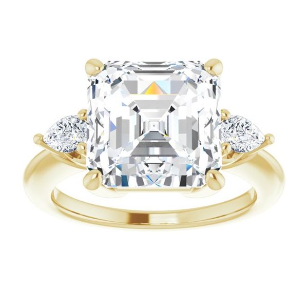 Three-Stone Engagement Ring Image 3 Michael Szwed Jewelers Longmeadow, MA