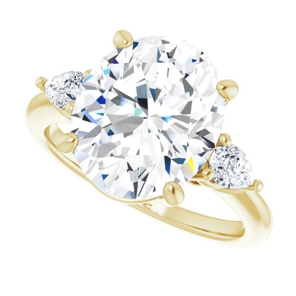 Three-Stone Engagement Ring Image 5 James Douglas Jewelers LLC Monroeville, PA