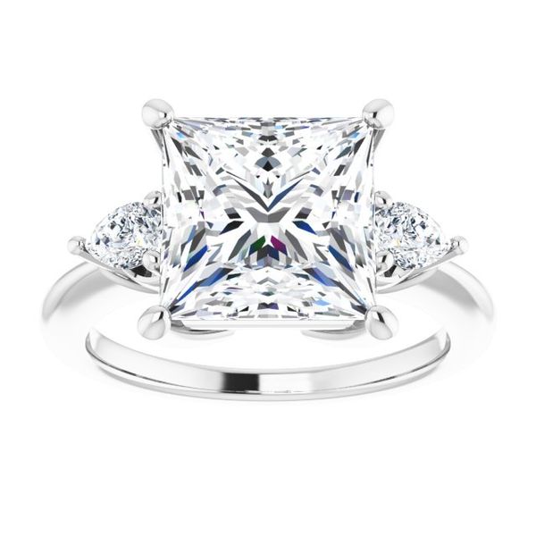 Three-Stone Engagement Ring Image 3 House of Silva Wooster, OH