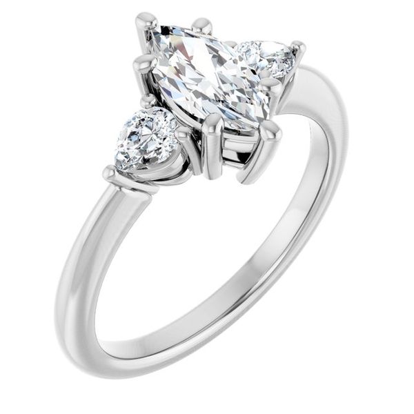 Three-Stone Engagement Ring James Douglas Jewelers LLC Monroeville, PA
