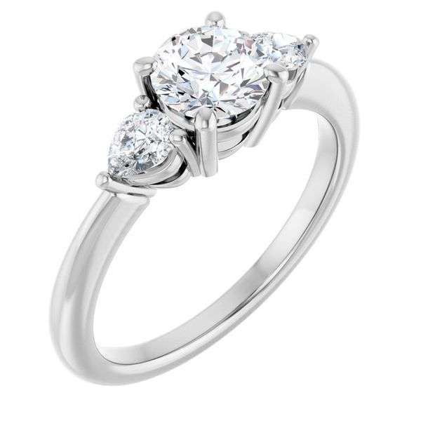 Three-Stone Engagement Ring Oak Valley Jewelers Oakdale, CA