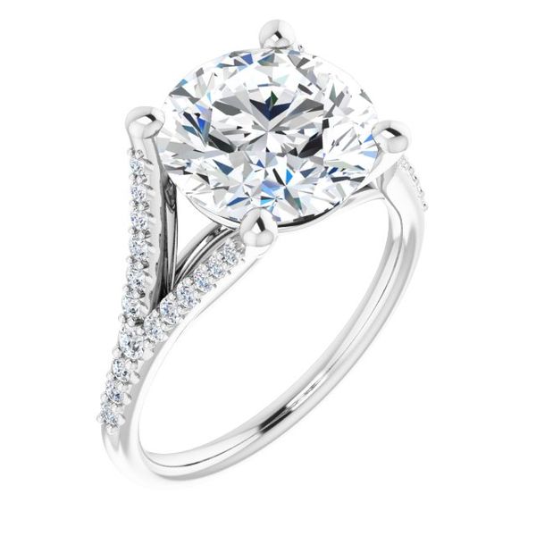 Accented Engagement Ring L.I. Goldmine Smithtown, NY