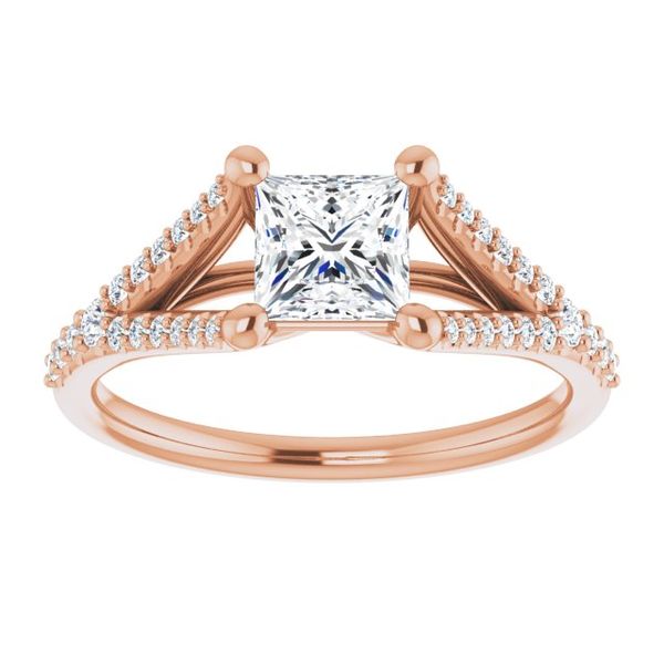 Accented Engagement Ring Image 3 L.I. Goldmine Smithtown, NY