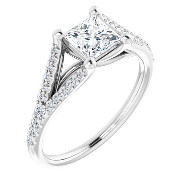 Accented Engagement Ring L.I. Goldmine Smithtown, NY