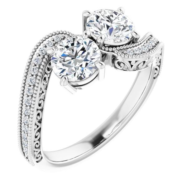 Two-Stone Engagement Ring Lake Oswego Jewelers Lake Oswego, OR