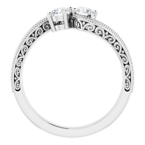 Two-Stone Engagement Ring Image 2 L.I. Goldmine Smithtown, NY