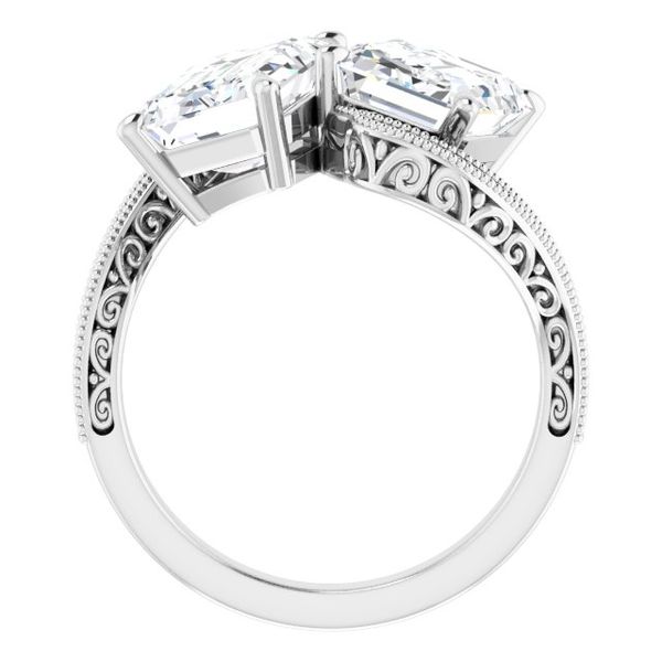 Two-Stone Engagement Ring Image 2 L.I. Goldmine Smithtown, NY