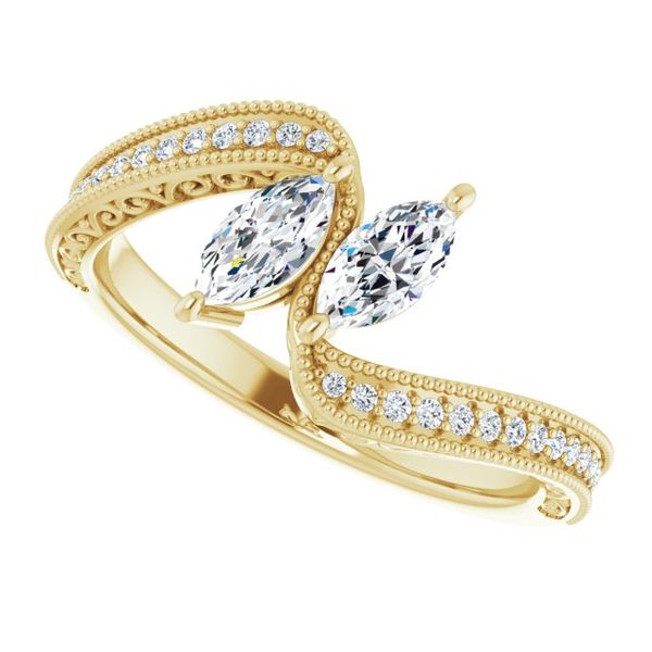 Two-Stone Engagement Ring Image 5 Karadema Inc Orlando, FL