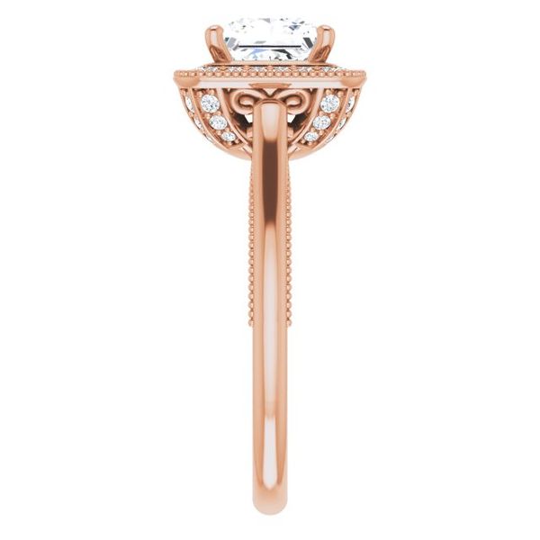 Halo-Style Engagement Ring Image 4 Natale Jewelers Sewell, NJ