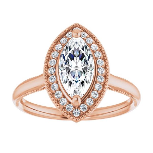 Halo-Style Engagement Ring Image 3 Robison Jewelry Co. Fernandina Beach, FL