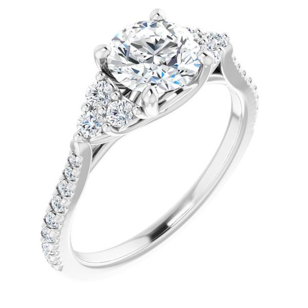French-Set Engagement Ring Leitzel's Jewelry Myerstown, PA