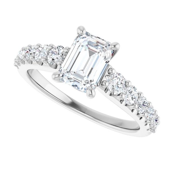 Accented Engagement Ring Image 5 MurDuff's, Inc. Florence, MA