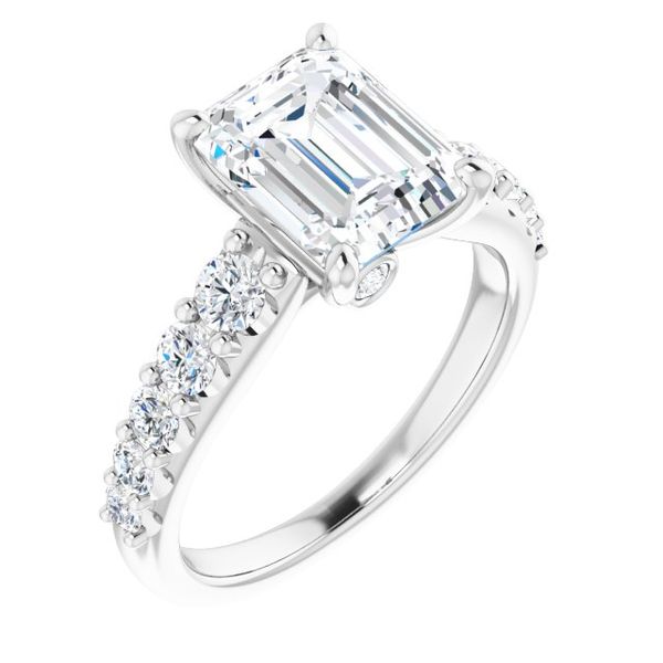Accented Engagement Ring Robison Jewelry Co. Fernandina Beach, FL