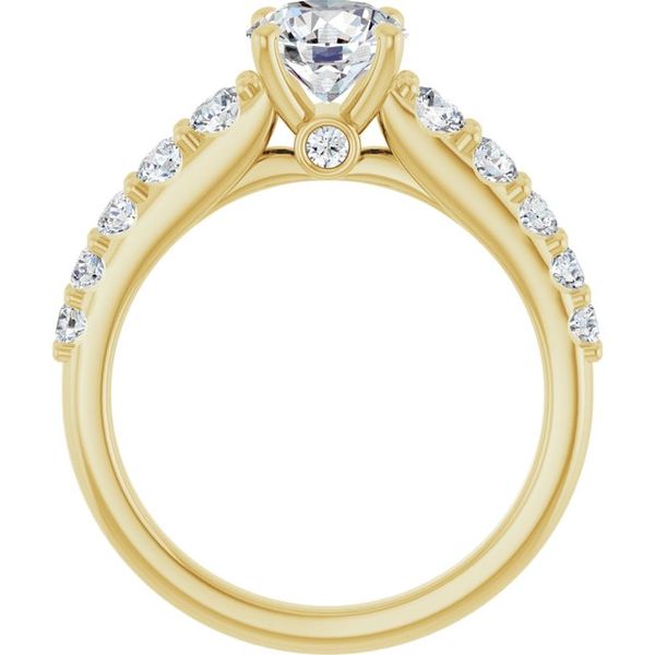 Accented Engagement Ring Image 2 MurDuff's, Inc. Florence, MA