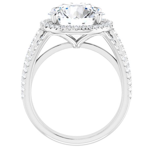 Halo-Style Engagement Ring Image 2 Jewel Smiths Oklahoma City, OK