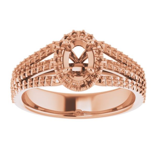Halo-Style Engagement Ring Image 3 Jewel Smiths Oklahoma City, OK