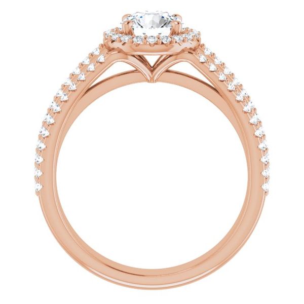 Halo-Style Engagement Ring Image 2 Jambs Jewelry Raymond, NH