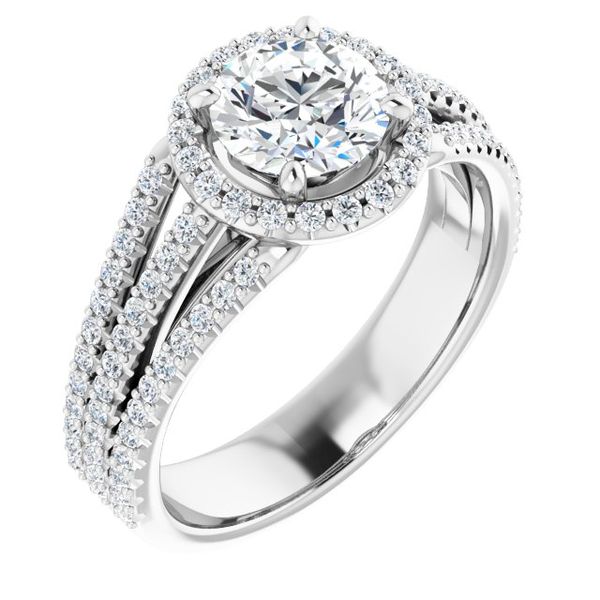 Halo-Style Engagement Ring Swede's Jewelers East Windsor, CT