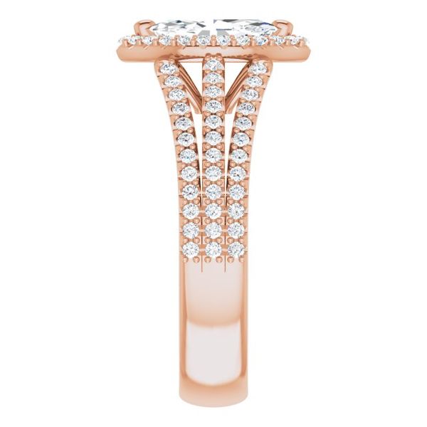 Halo-Style Engagement Ring Image 4 J. West Jewelers Round Rock, TX