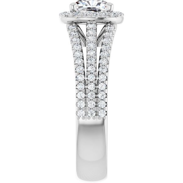 Halo-Style Engagement Ring Image 4 Mark Jewellers La Crosse, WI