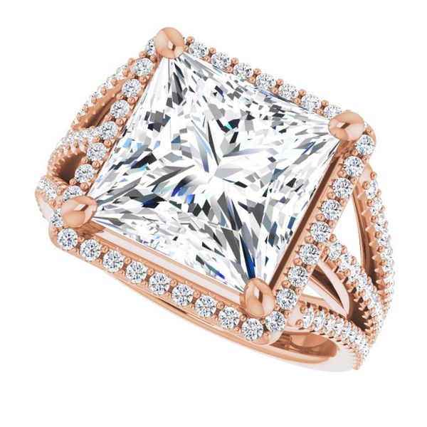 Halo-Style Engagement Ring Image 5 Jewel Smiths Oklahoma City, OK