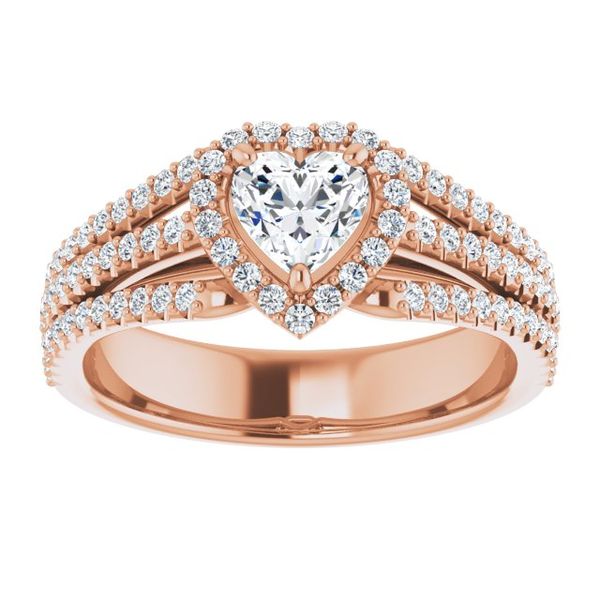 Halo-Style Engagement Ring Image 3 Minor Jewelry Inc. Nashville, TN