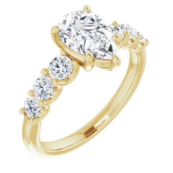 The 1879 Collection Accented Engagement Ring CONFIG.4559817 | Goldstein\'s  Jewelers | Mobile, AL