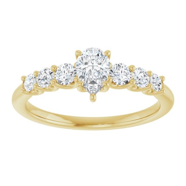 Accented Engagement Ring Image 3 Stuart Benjamin & Co. Jewelry Designs San Diego, CA