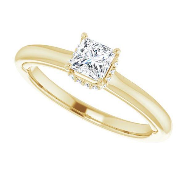 Halo-Style Engagement Ring Image 5 Greenfield Jewelers Pittsburgh, PA
