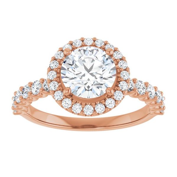 Halo-Style Engagement Ring Image 3 Greenfield Jewelers Pittsburgh, PA