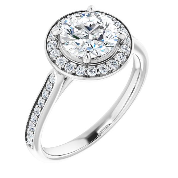 Halo-Style Engagement Ring Meritage Jewelers Lutherville, MD