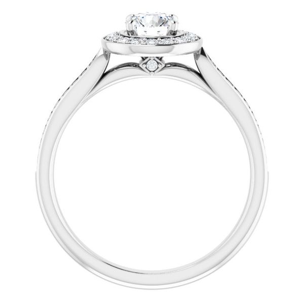 Halo-Style Engagement Ring Image 2 Greenfield Jewelers Pittsburgh, PA