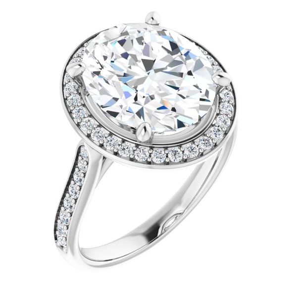 Halo-Style Engagement Ring Reiniger Jewelers Swansea, IL